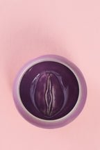 Handgemachte Vulva Tasse - mittelgross -  Keramik Unikat in lila 💜