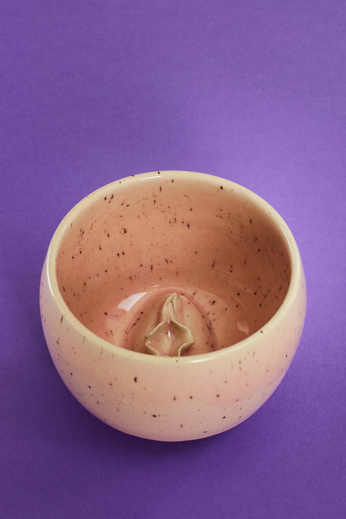 Handgemachte Vulva Tasse - gross -  Keramik Unikat in rosa 🩷