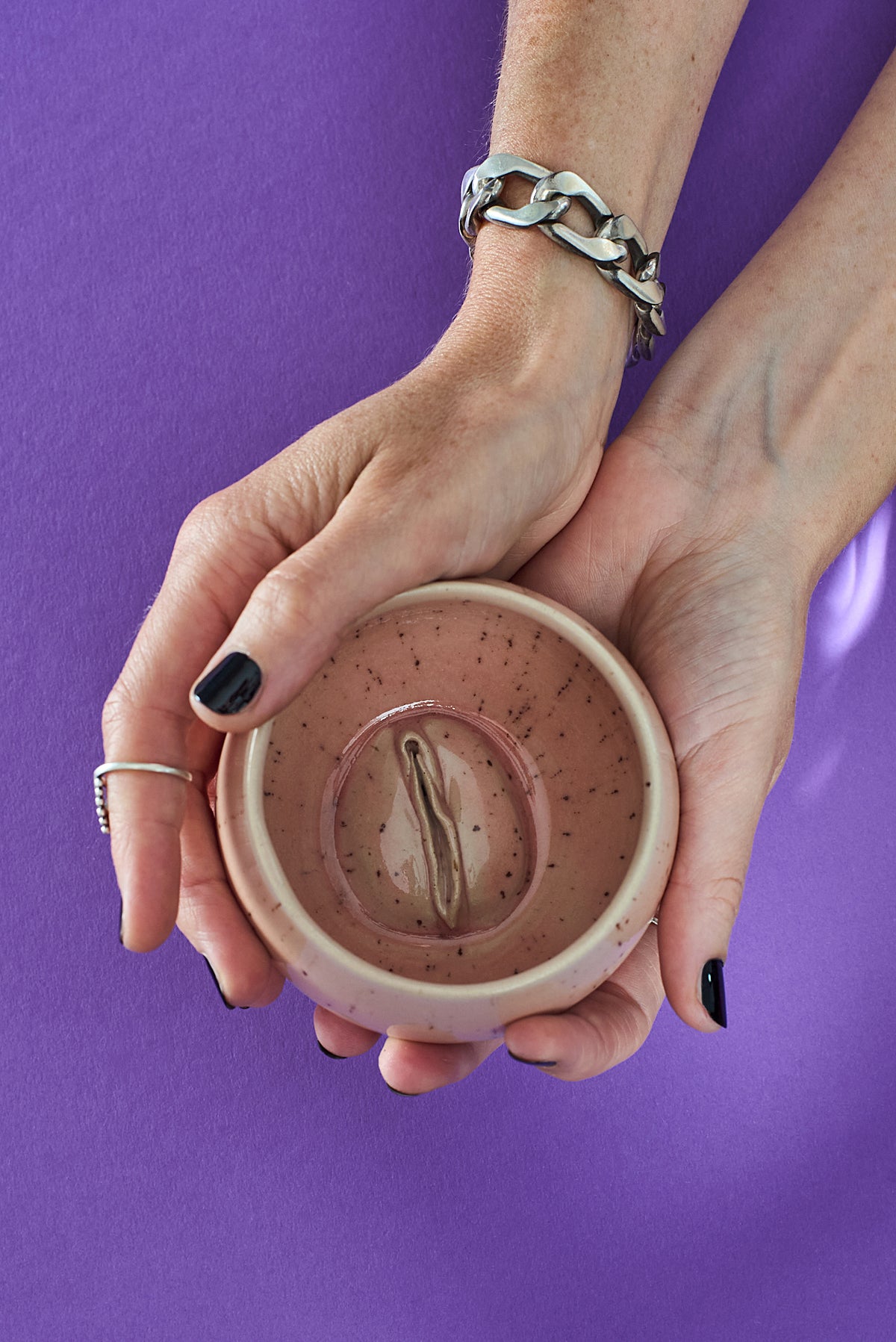 Handgemachte Vulva Tasse - mittelgross -  Keramik Unikat in rosa 🩷